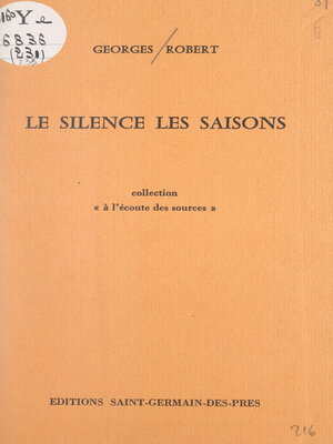 cover image of Le silence, les saisons